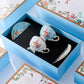 Beautiful Bird Pattern Tea Cups, Creative Bone China Porcelain Tea Cup Set, Elegant Oriental Pheasant Ceramic Cups and Saucers in Gift Box