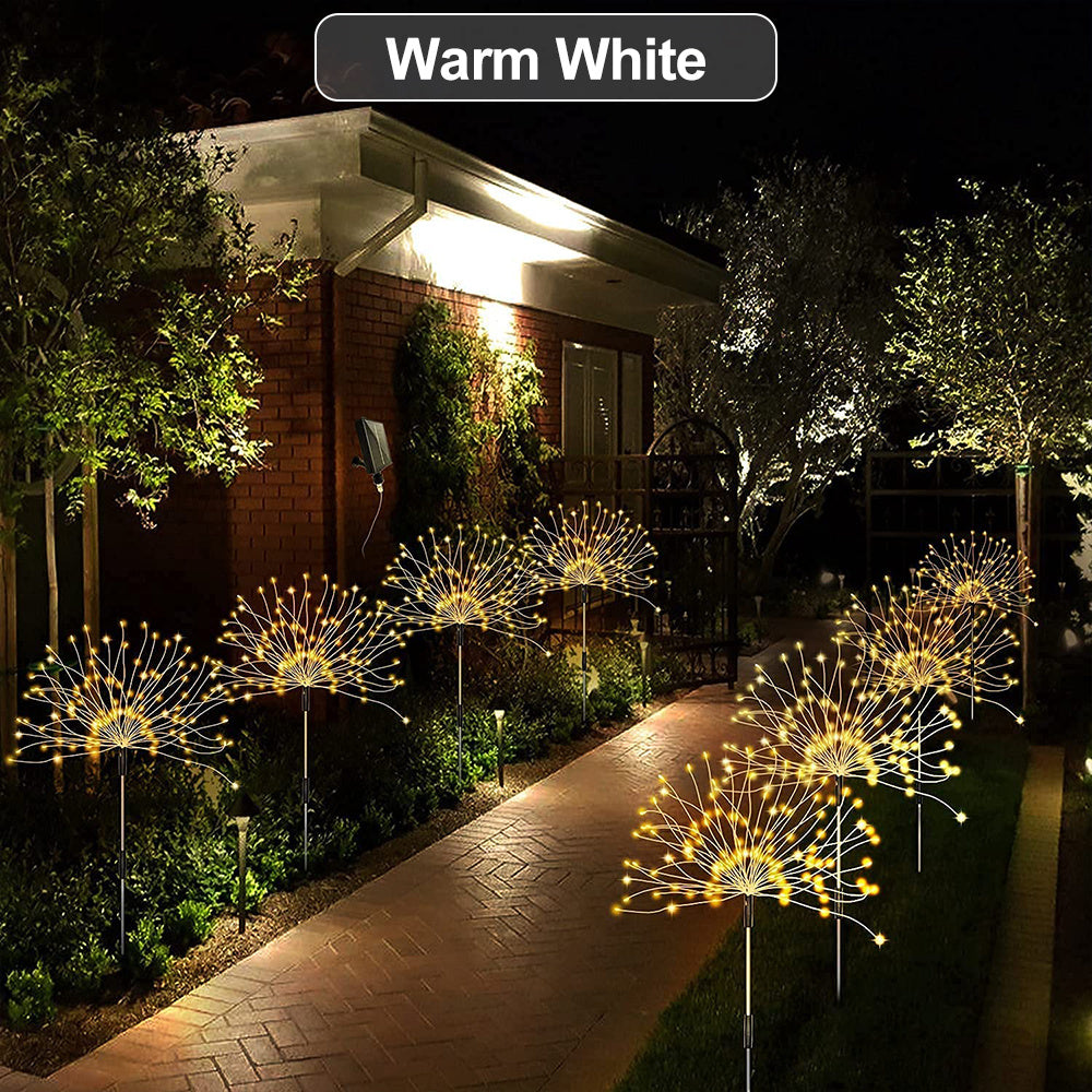 Solar Fireworks Lights, 60/150/200 LED, Outdoor DIY Solar Lights, Garden Decorative Lights, Waterproof Fairy Lights, Lawn Lights