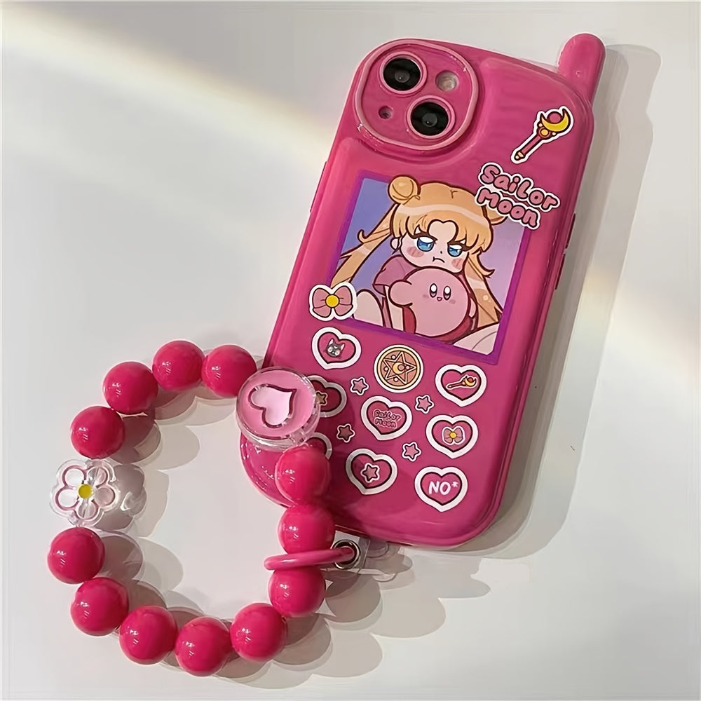 Mobile Phone Modelling Belt Rose Red Bracelet Mobile Phone Case