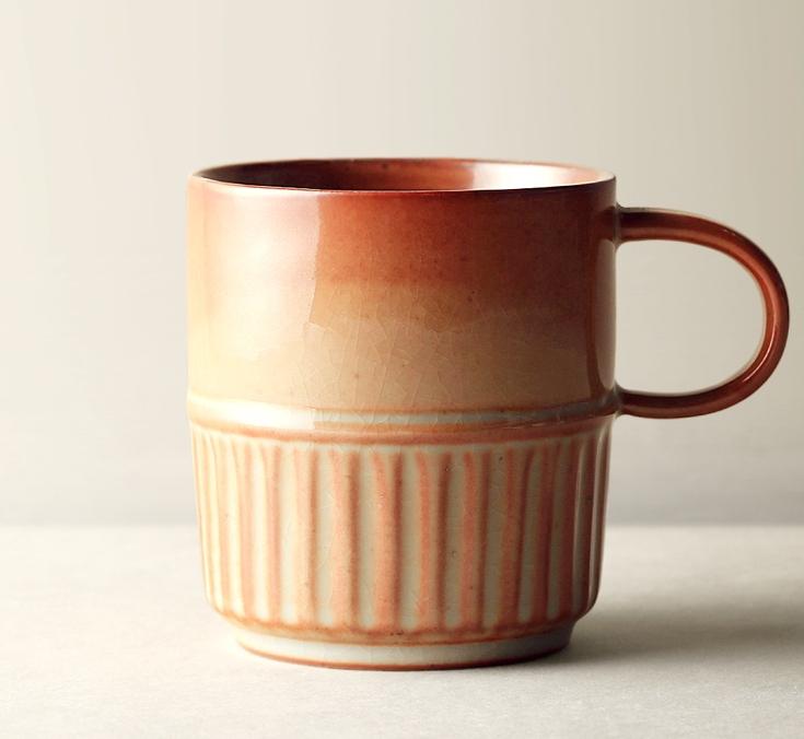 Handmade Ceramic Coffee Mug, Large Capacity Coffee Cup, Large Pottery Coffee Cup, Large Tea Cup