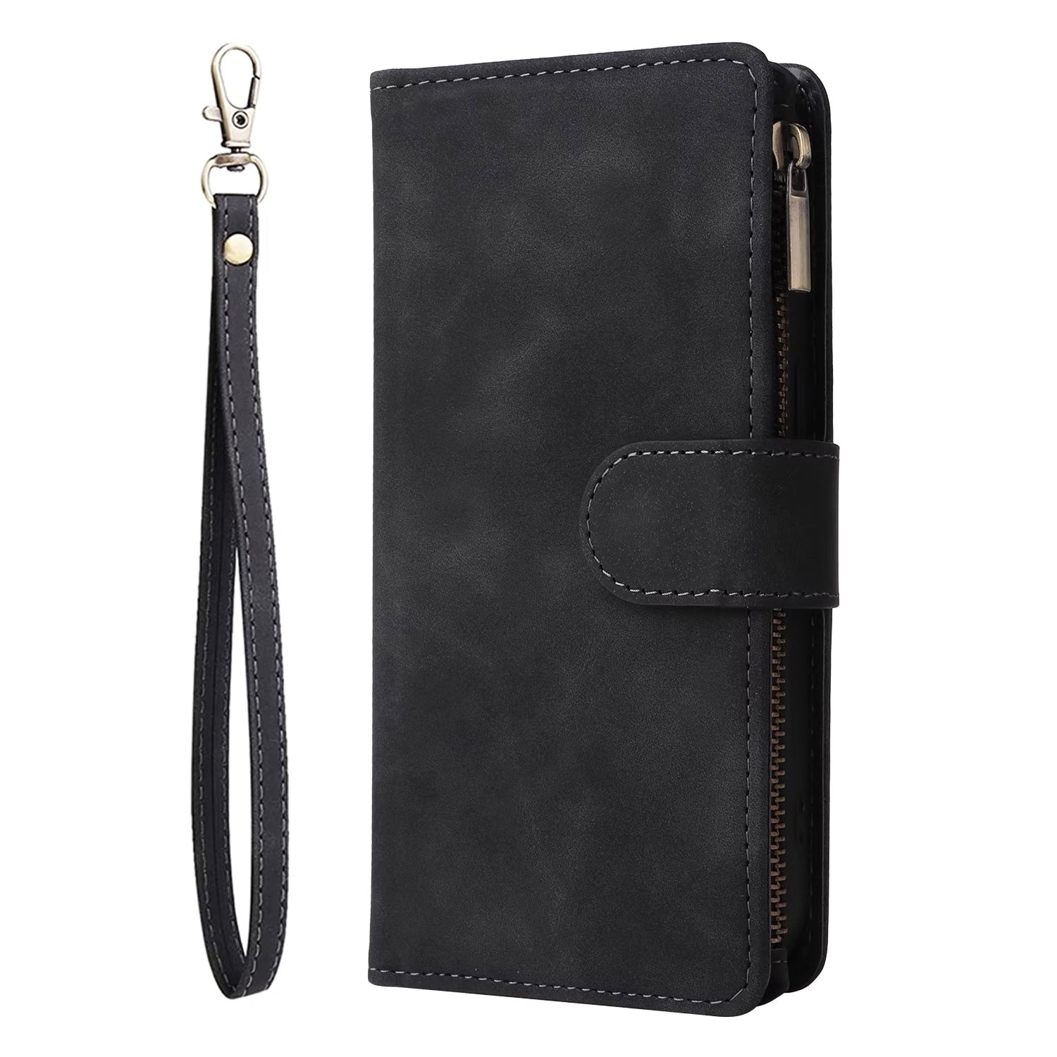 Wallet Zipper Leather Phone Case