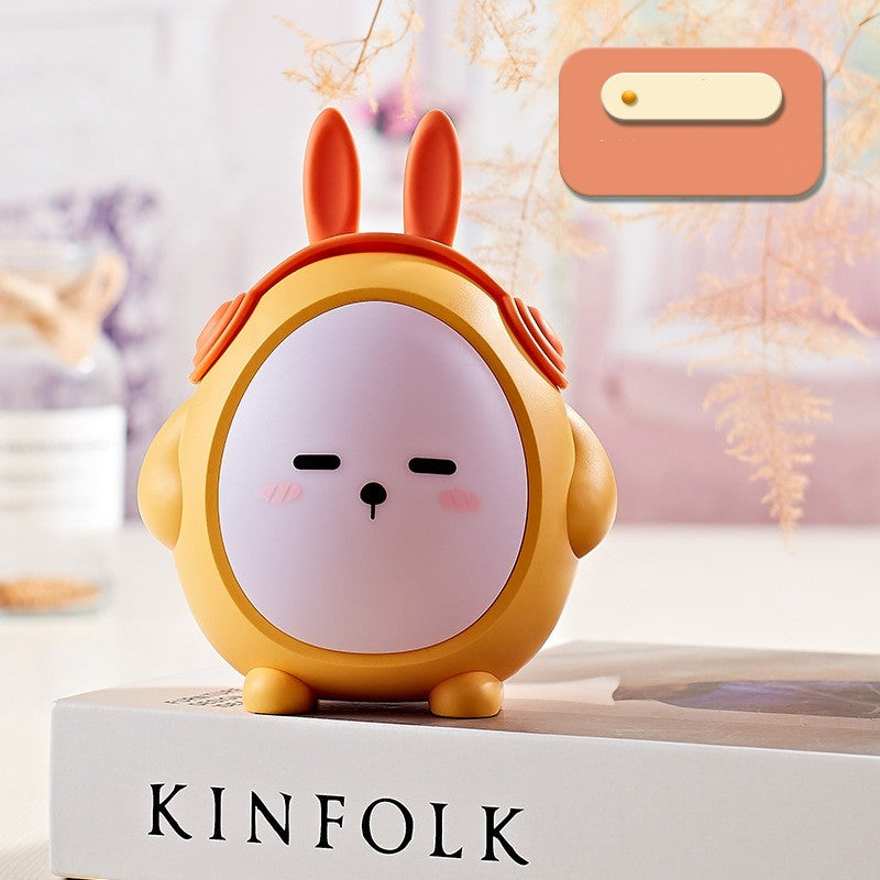 1pc Cute Rabbit Night Light, Children's Bedroom Light, LED Desk Lamp (3 Modes: Warm Light, Cold Light, Seven-color Light)