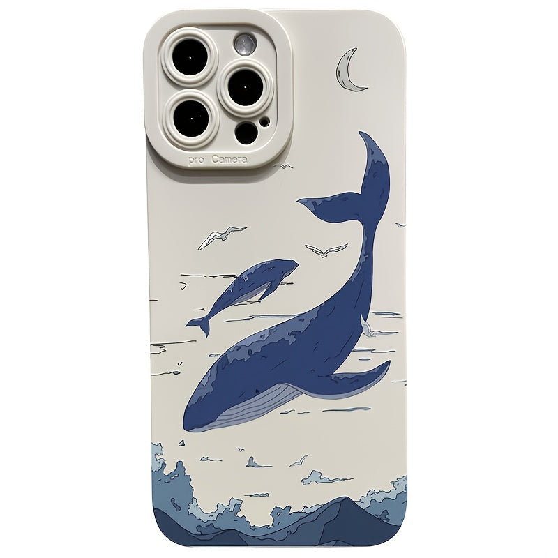 Cartoon Whale Phone Case