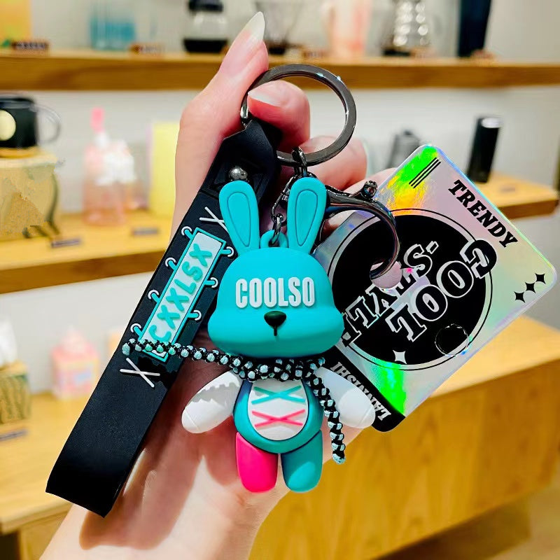 1 Pc Fashion Cute Bunny Key Chain