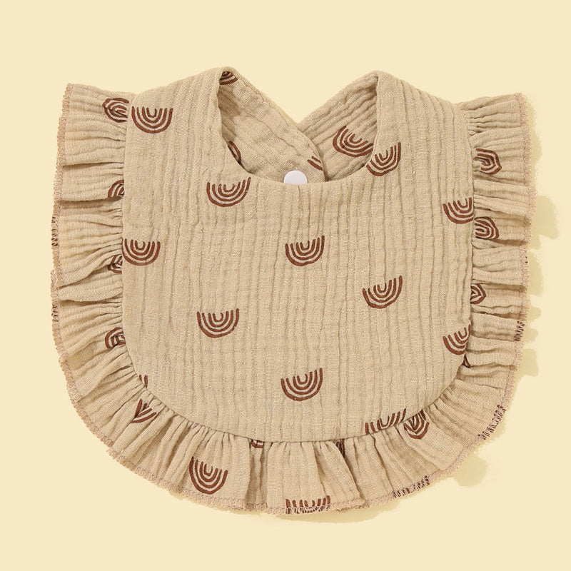 1 Pc Baby Rainbow Lace Bib