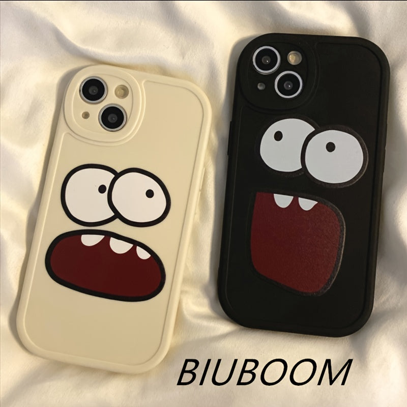 Cartoon Graffiti Surprised Expression Phone Case