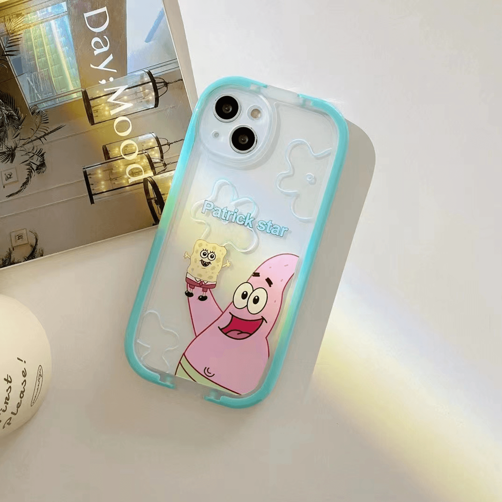 Cute Spongebob Patrick Printed Phone Case