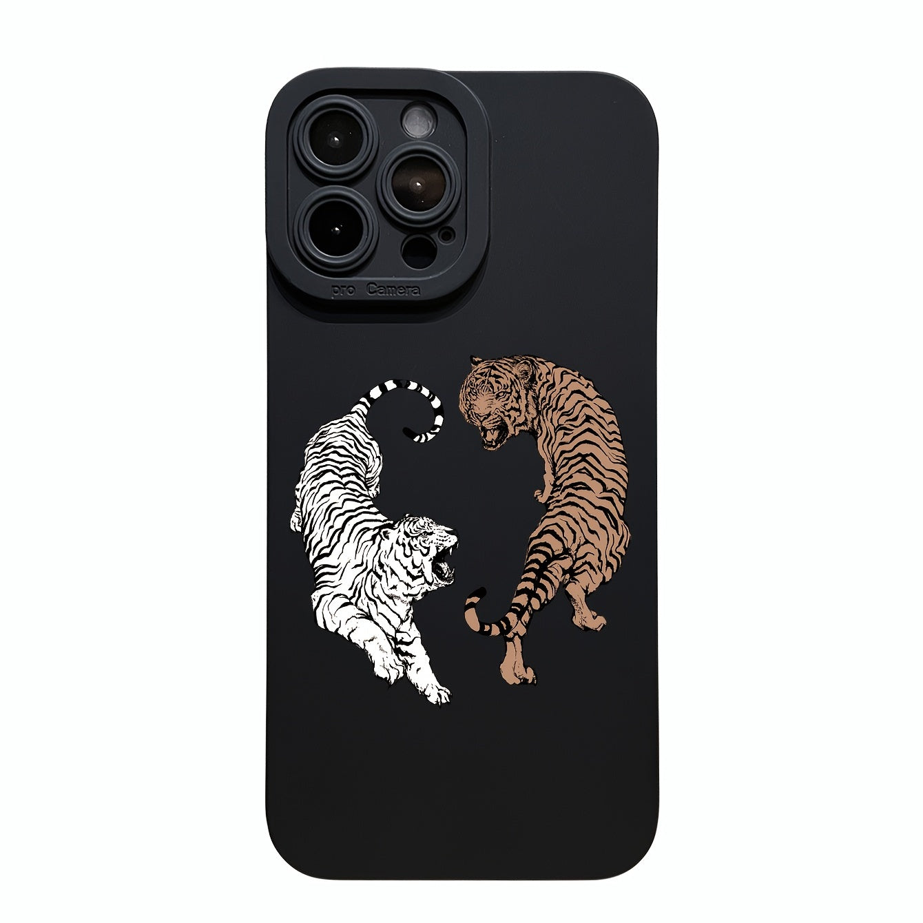 White & Yellow Tiger Phone Case