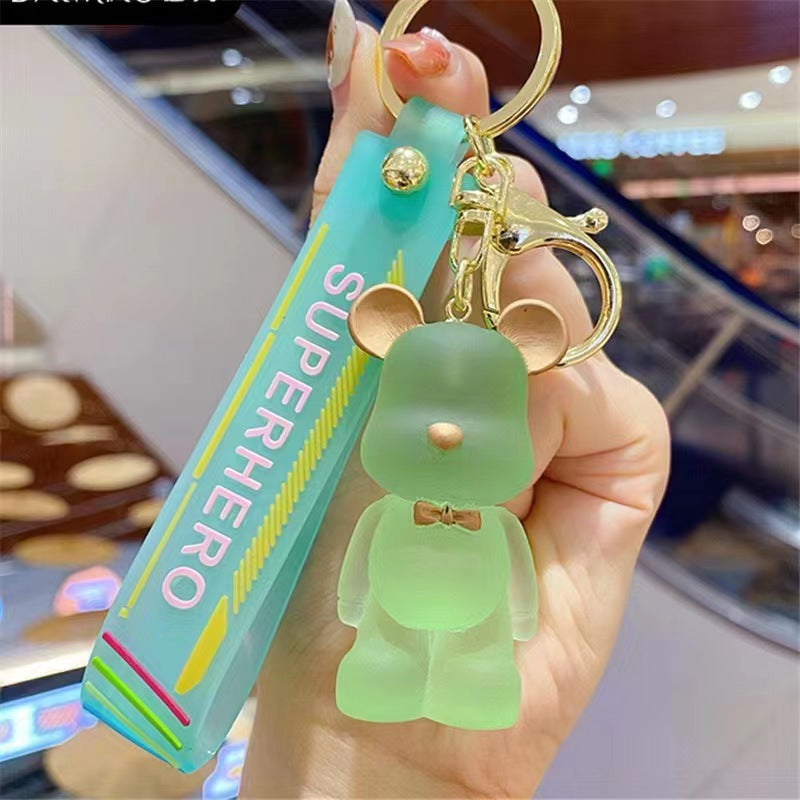 Acrylic Bear Keychain