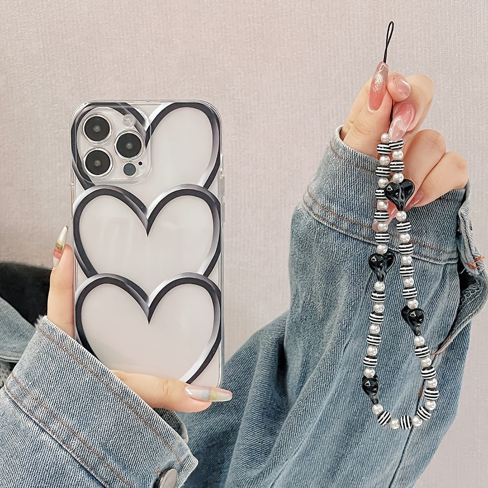 Hollow Out Heart Bracelet Mobile Phone Case