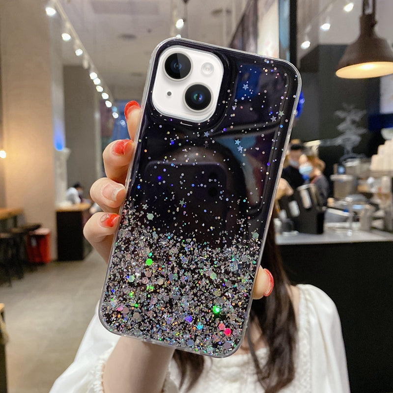 Epoxy Starry Sky Glitter Powder Phone Case