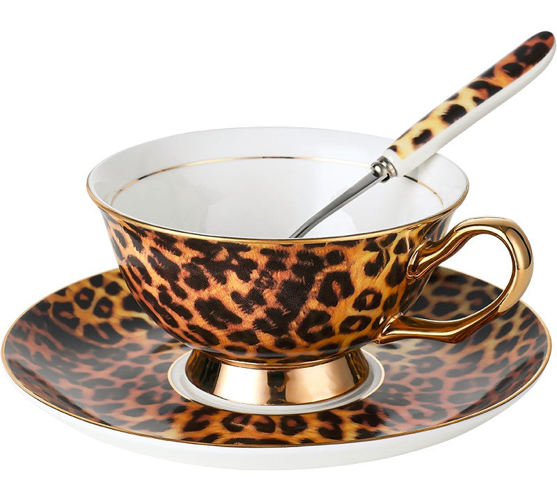 Creative Bone China Porcelain Tea Cup Set, Modern Ceramic Cups, Elegant Ceramic Coffee Cups, Unique Tea Cups and Saucers in Gift Box