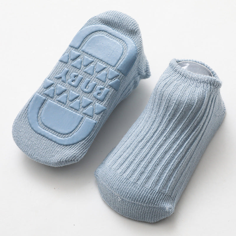 Baby Floor Socks Solid Color Thick Warm Anti-slip Toddler Socks Winter