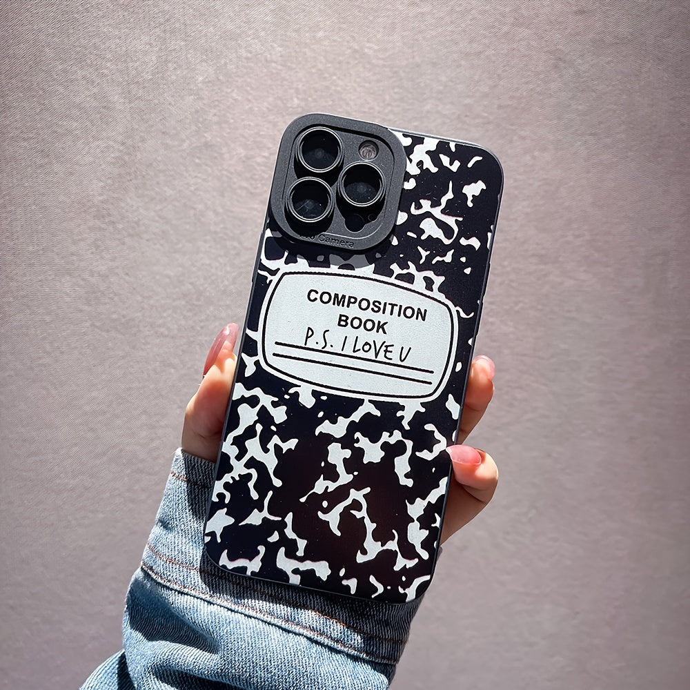 Black Snowflake Texture Phone Case