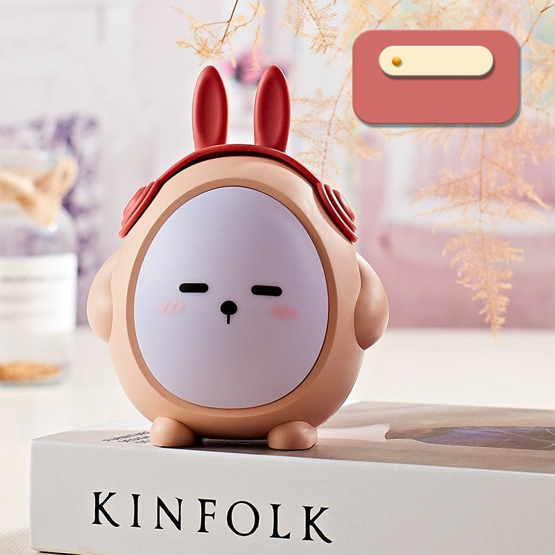 1pc Cute Rabbit Night Light, Children's Bedroom Light, LED Desk Lamp (3 Modes: Warm Light, Cold Light, Seven-color Light)