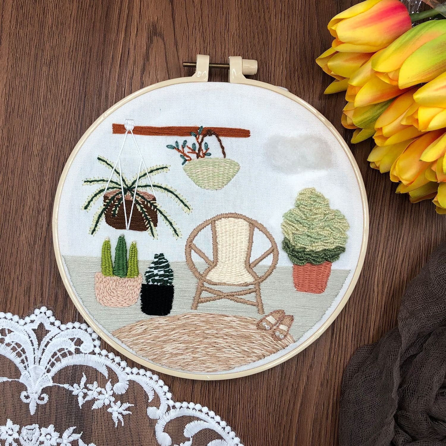 "A corner of the family" - Embroidery ktclubs.com