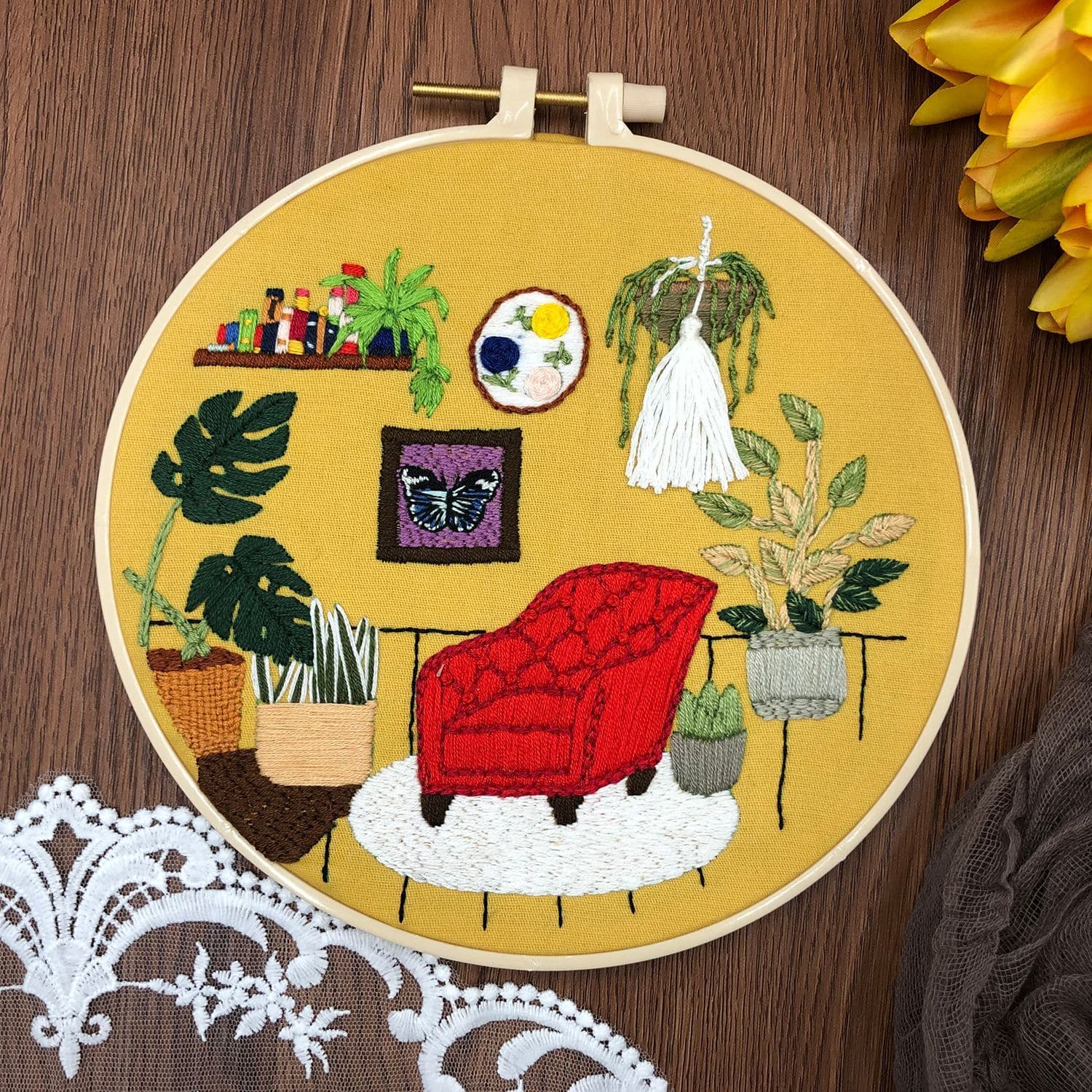 "A corner of the family" - Embroidery ktclubs.com