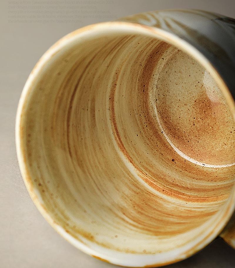 Large Handmade Pottery Coffee Cup, Large Tea Cup, Ceramic Coffee Mug, Large Capacity Coffee Cup