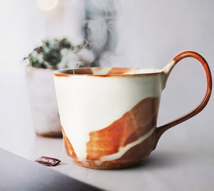 Large Capacity Coffee Cup, Pottery Coffee Mug, Large Handmade Ceramic Coffee Cup, Large Tea Cup