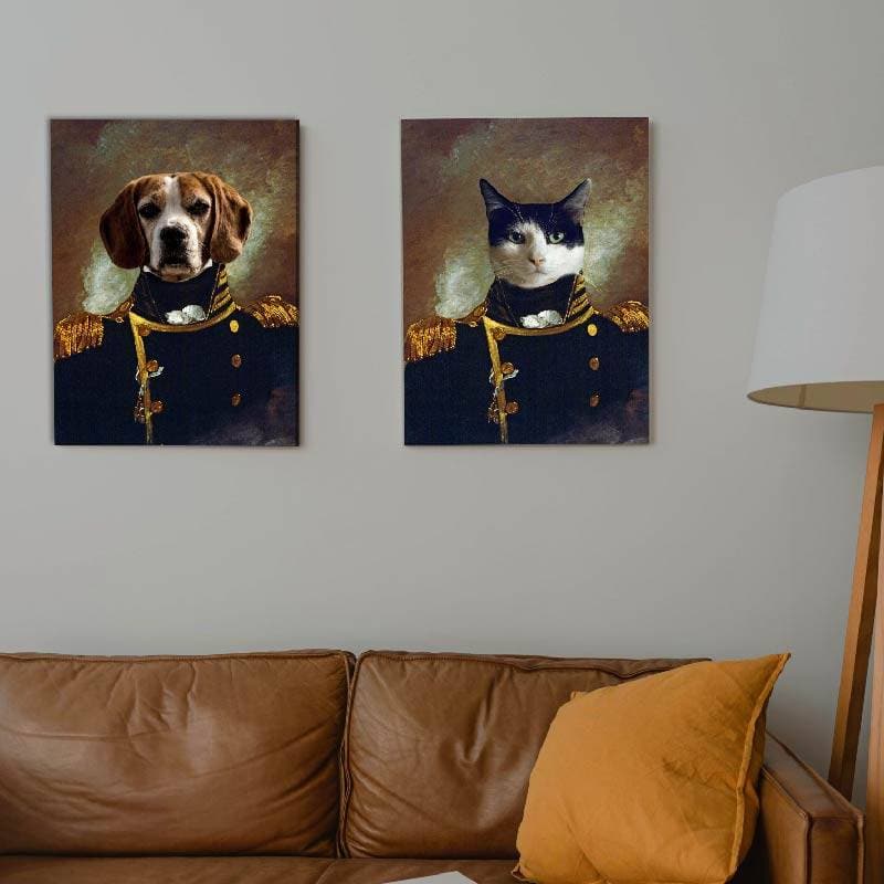 Admiral Dog Portrait Custom Pet Royalty Paintings ktclubs.com