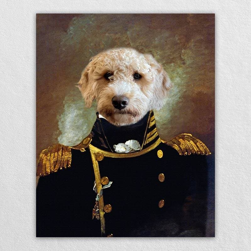 Admiral Dog Portrait Custom Pet Royalty Paintings ktclubs.com