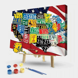 American Independence Day-Paint By Numbers 50*40cm ktclubs.com