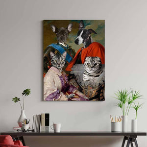 Animal Family Portrait Royal Paintings Of Pets ktclubs.com