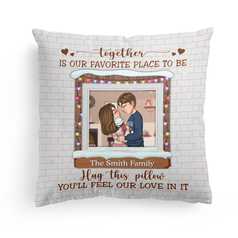 Our Love Our Home - Personalized Pillow - Christmas Gift For Husband, Wife, Anniversary, Newly Wed, Newborn Baby