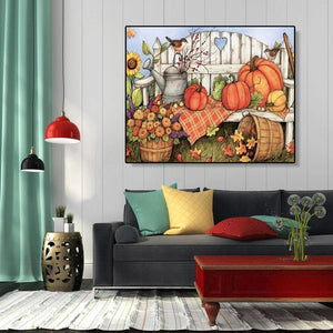 Autumn-Paint By Numbers 50*40cm ktclubs.com