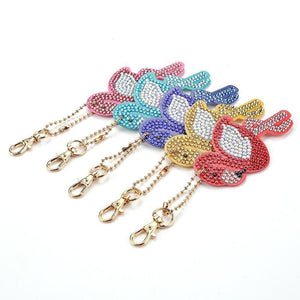 Bird  5pcs Full Drill Special Shaped Diamond  Keychain ktclubs.com