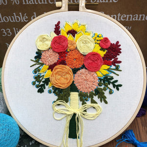 Bouquet - Embroidery ktclubs.com