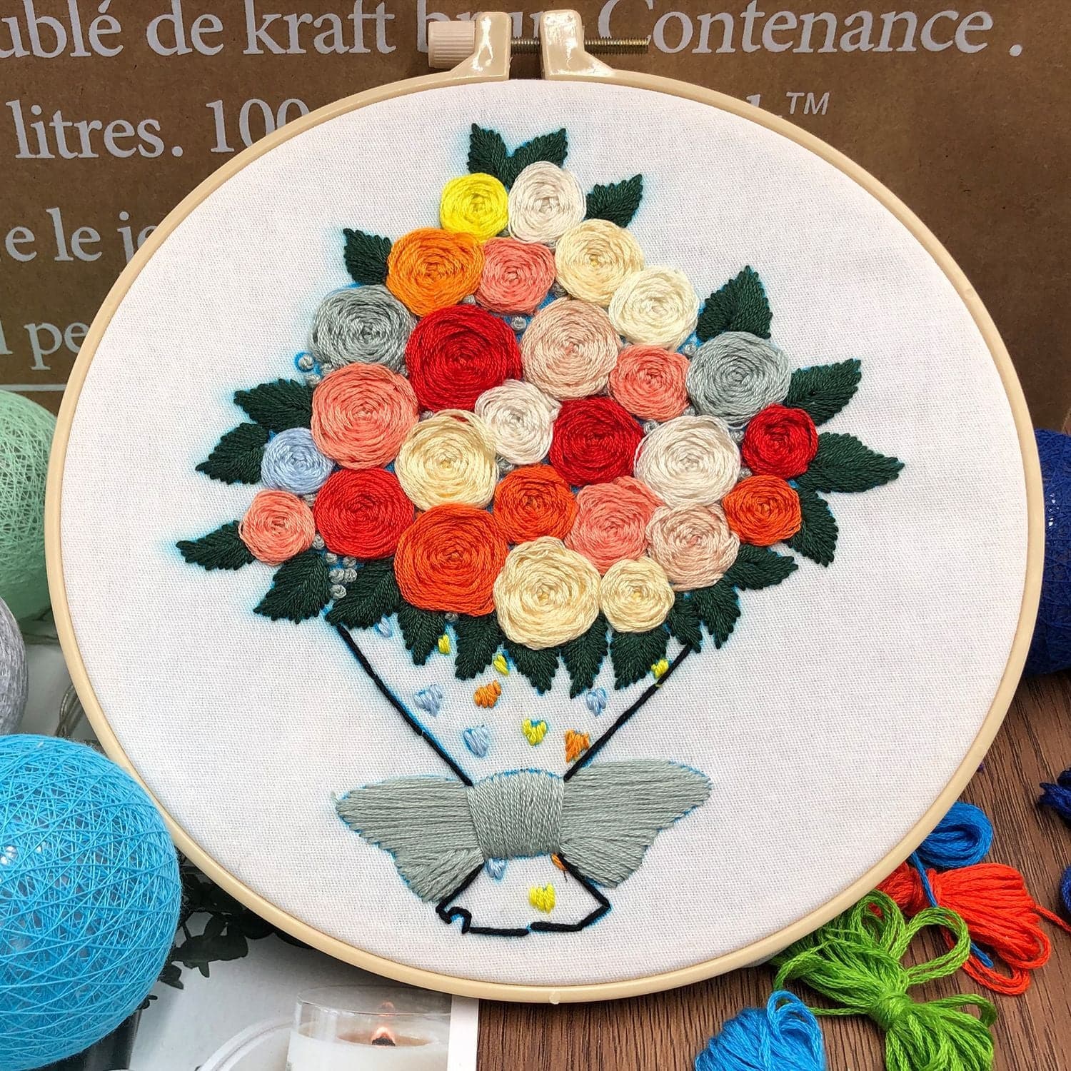 Bouquet - Embroidery ktclubs.com