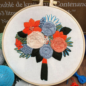 Bouquet - Embroidery ktclubs.com