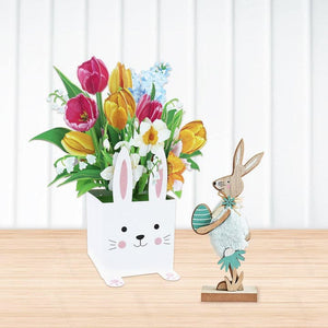 Bunny Pop up Box Card Gift Card for Easter Day for Easter ktclubs.com