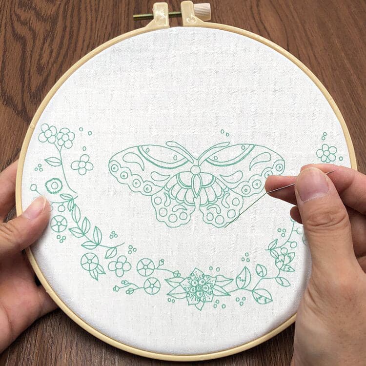 Butterflies and Flowers - Embroidery ktclubs.com