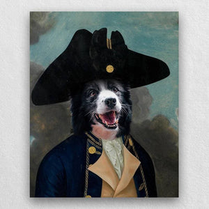 Captain Joseph Funny Pet Portrait Canvas Pets In Art ktclubs.com