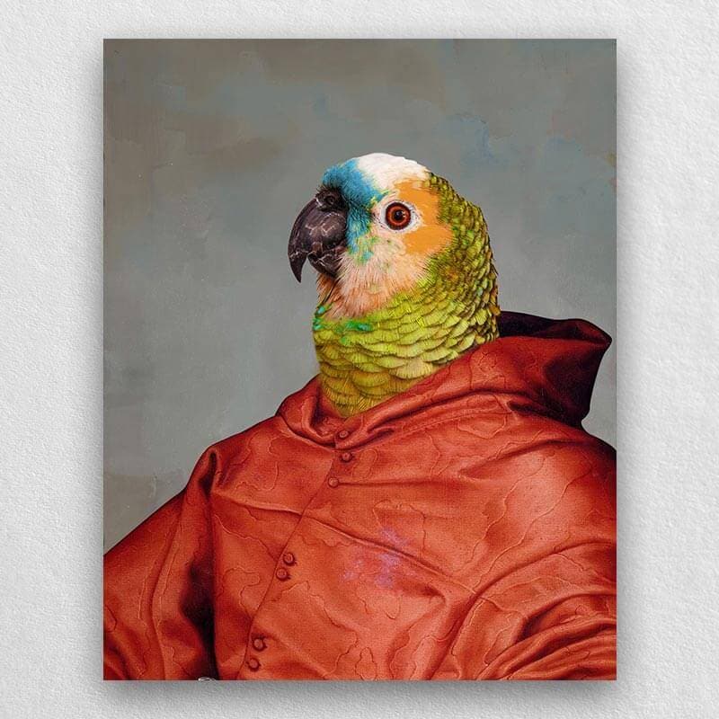 Cardinal Historical Pet Portraits Custom Pet Oil Paintings ktclubs.com