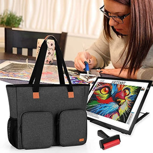 Carrying bag for A4 lamp pad and diamond painting tools ktclubs.com