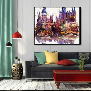 Castle-Paint By Numbers 50*40cm ktclubs.com