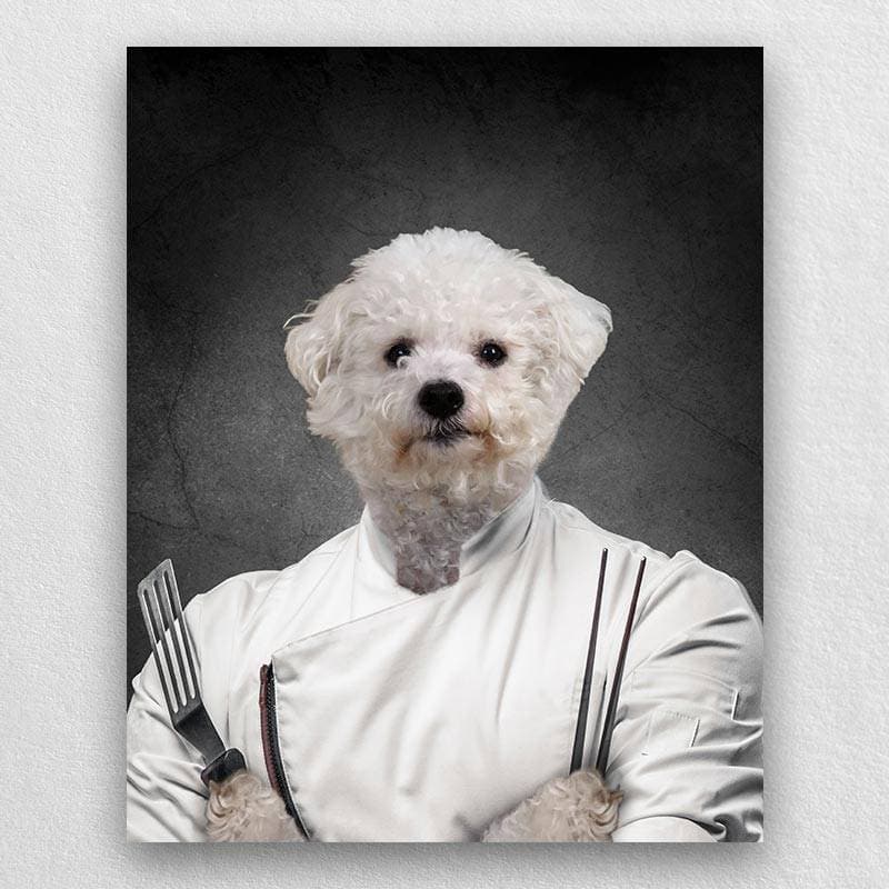 Chef Pet Painting From Photo Dogs In Portraits ktclubs.com