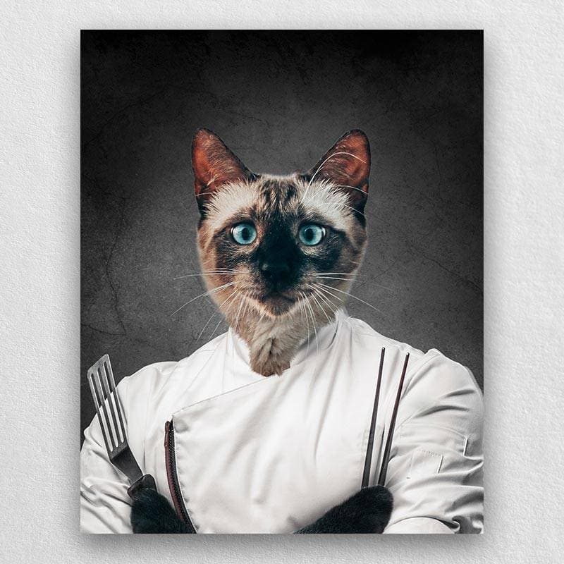 Chef Pet Painting From Photo Dogs In Portraits ktclubs.com