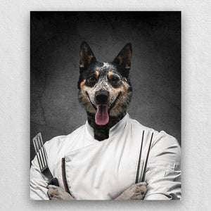 Chef Pet Painting From Photo Dogs In Portraits ktclubs.com