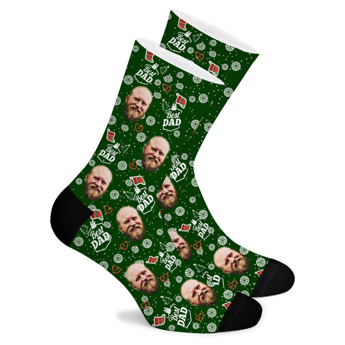 Christmas Custom Socks Best Dad ktclubs.com