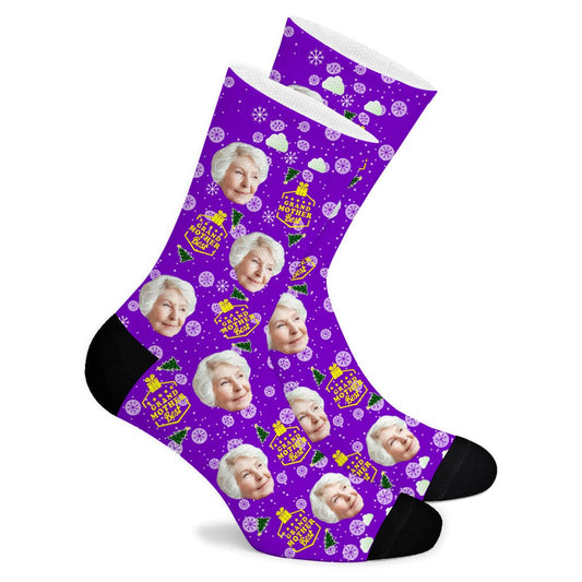 Christmas Custom Socks Grandmother ktclubs.com