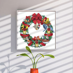 Christmas Wreath-Crystal Rhinestone Diamond Painting ktclubs.com