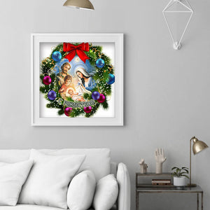 Christmas Wreath-Crystal Rhinestone Diamond Painting ktclubs.com