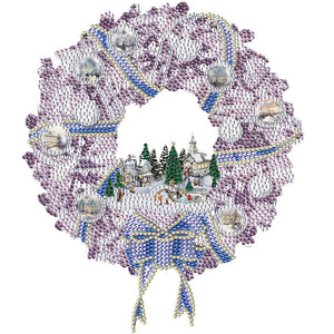 Christmas Wreath-Crystal Rhinestone Diamond Painting ktclubs.com