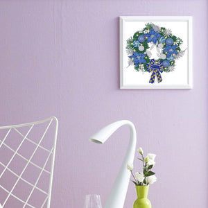 Christmas Wreath-Crystal Rhinestone Diamond Painting ktclubs.com