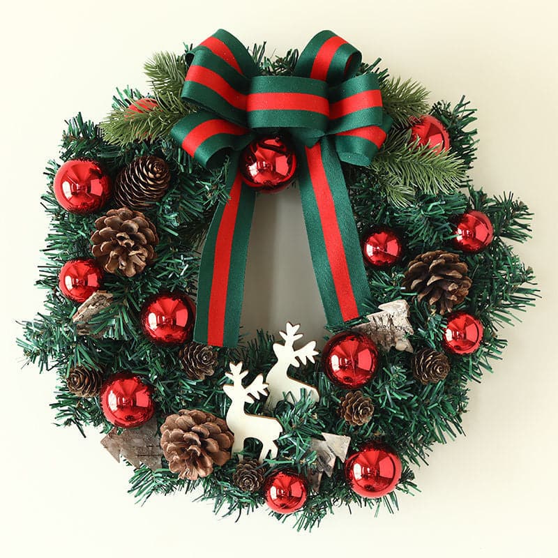 Christmas decorations Christmas wreath 40/50cm scene decoration ktclubs.com