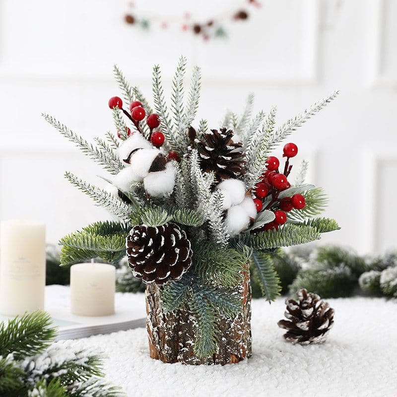 Christmas decorations desktop mini Christmas tree scene arrangement gifts gifts ktclubs.com